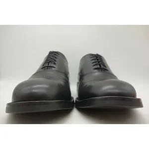 Daniel Cremieux Black Leather Cap Toe Lace Up Oxfords Shoes Men\'s 10.5 D Daniel Cremieux Leather Dress Shoes Mens 10.5 D Oxford Cap  main image 2
